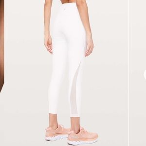 Lululemon Train Times 7/8 pant, size 2 white